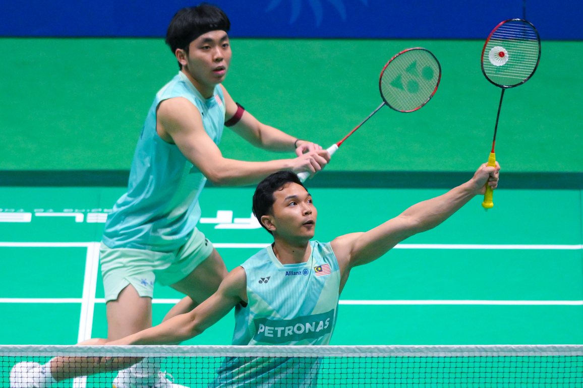 (SP)CHINA-MACAO-BADMINTON-MACAO OPEN-MEN'S DOUBLES(CN)