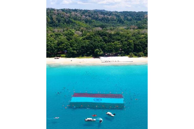 India sets Guinness record with largest national flag unfurled underwater in Andaman and Nicobar Islands