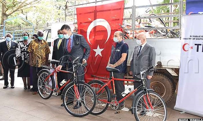 Turkey donates 100 bicycles to fight COVID-19 Turkey donates 100 bicycles to fight COVID-19
