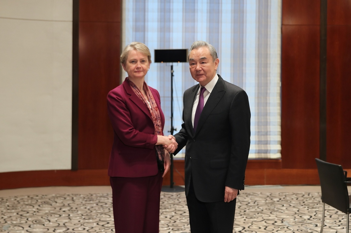 GERMANY-MUNICH-WANG YI-BRITAIN-MEETING