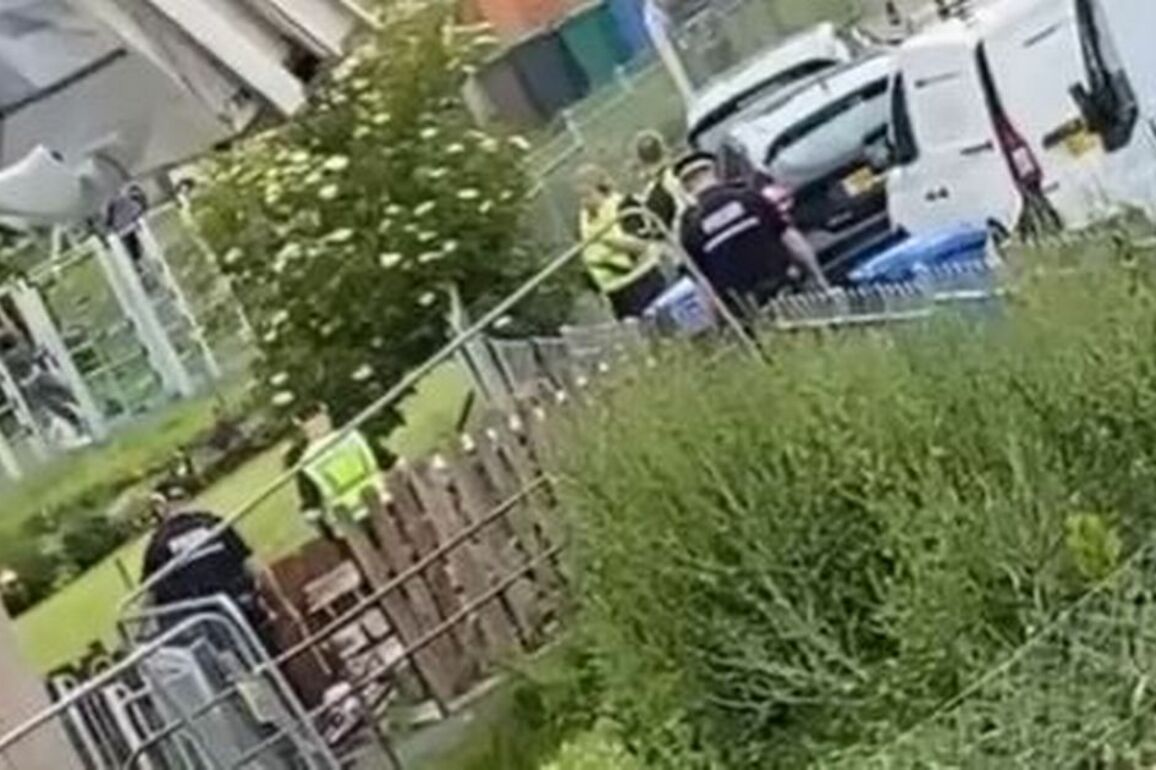 Man with knife reported in Scots play park as police launch probe