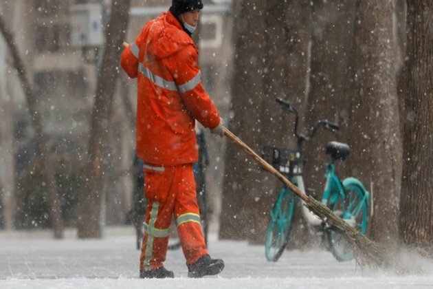 China issues blue alert for heavy snow