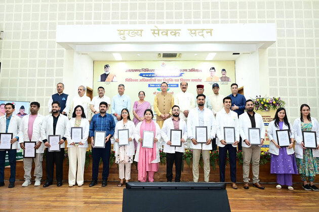 Uttarakhand CM Dhami distributes appointment letters to 307 candidates