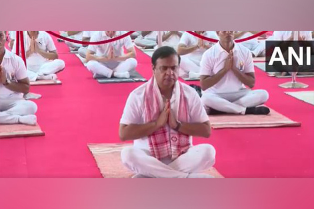 "Yoga calms our mind and rejuvenates our body": Assam CM Himanta Biswa Sarma