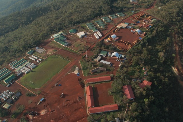 The Canga camp at Simandou. 