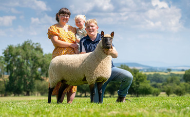 Cumbrian farming couple make their mark with Clun Forest breed