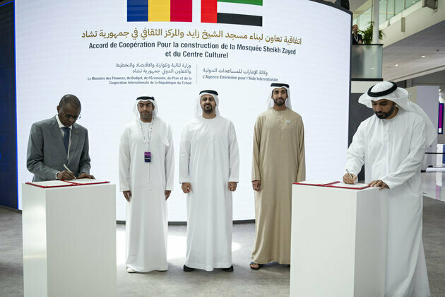 UAE Aid Agency inks agreement to construct Sheikh Zayed Mosque and Cultural Centre in Chad