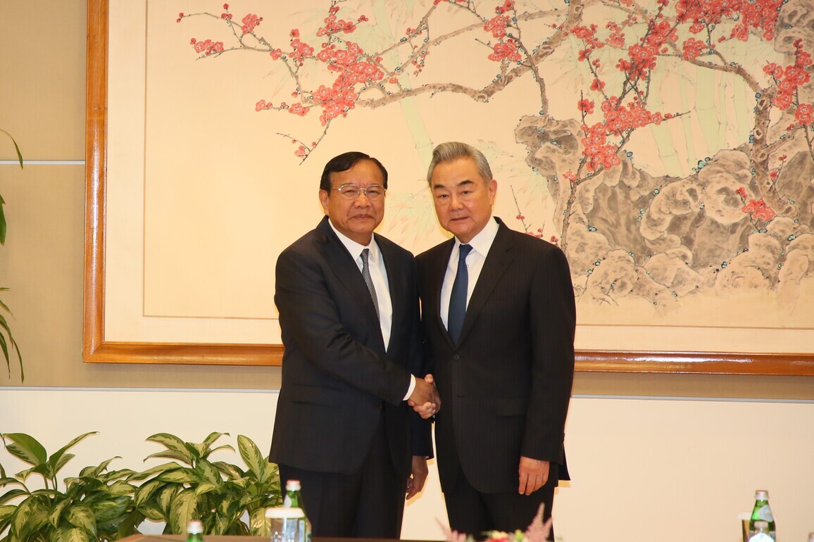 U.S.-NEW YORK-CHINA-WANG YI-CAMBODIA-MEETING