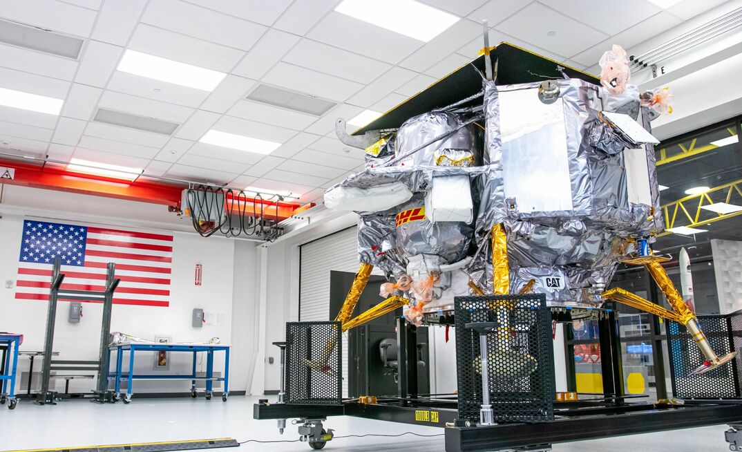  Since 2007, Cat has worked with NASA  to develop lunar excavation and construction capabilities. Photo: Caterpillar