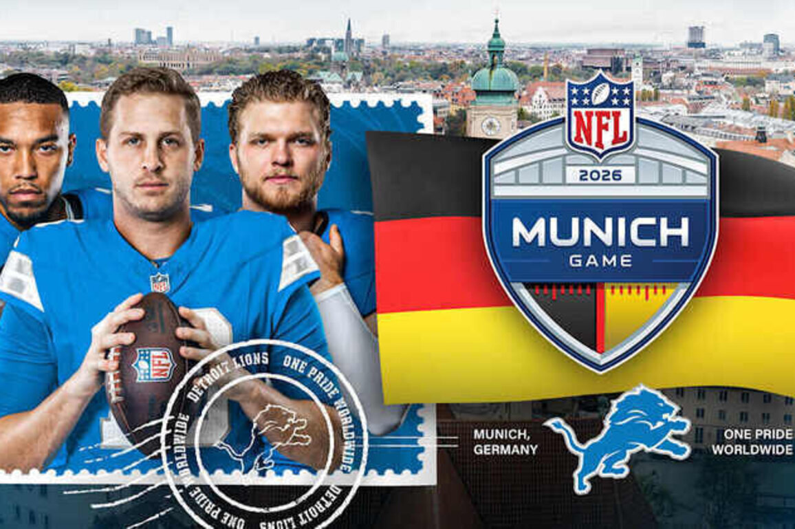 Detroit Lions to play international game in Munich in 2026