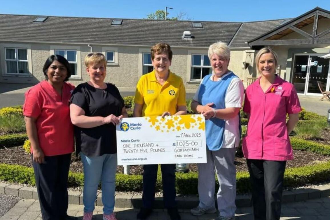 Gortacharn Nursing Home raises over 1,000 for Marie Curie