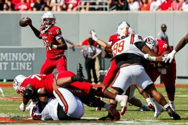 CJ Bailey's aerial assault powers NC State over Campbell