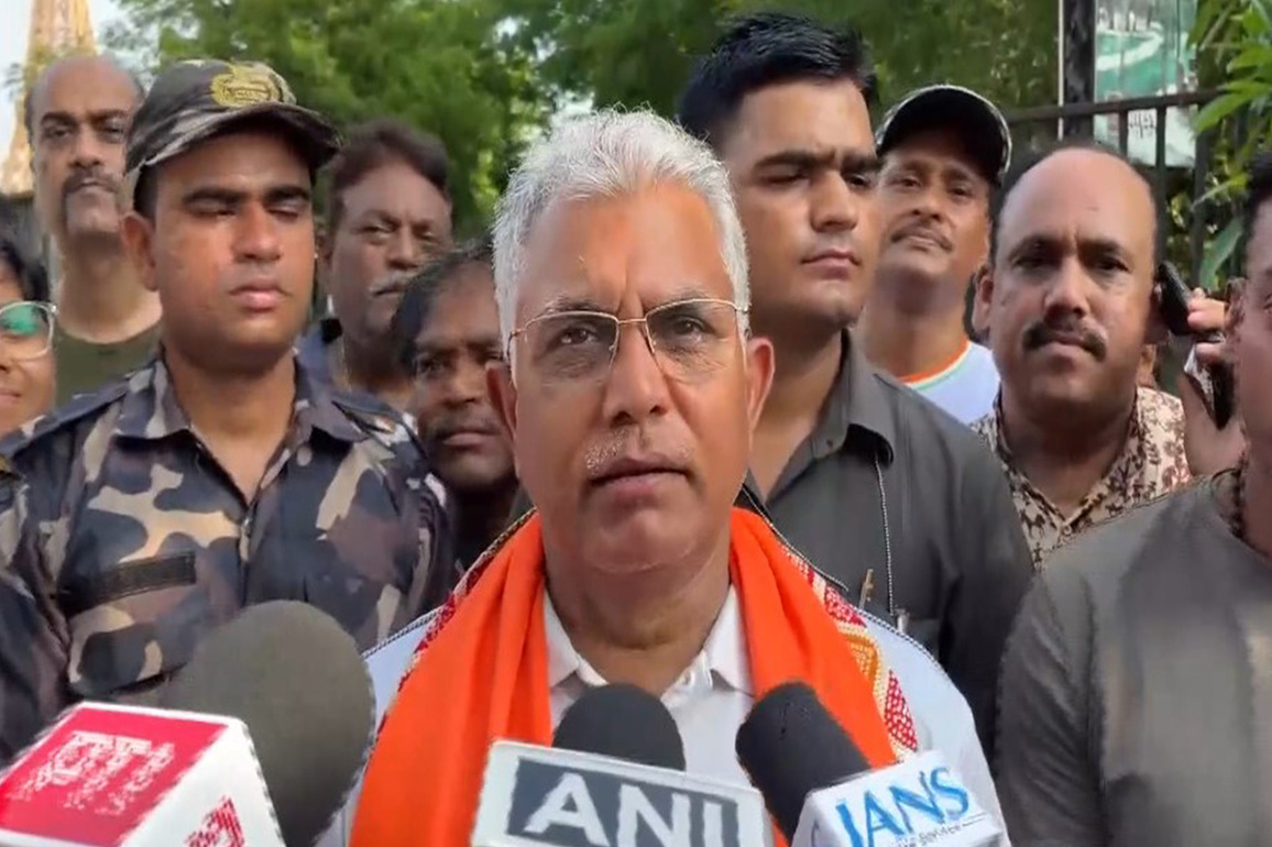 "Throne is just for two days:" BJP's Dilip Ghosh hits out at Mamata Banerjee over refusal to resign as CM