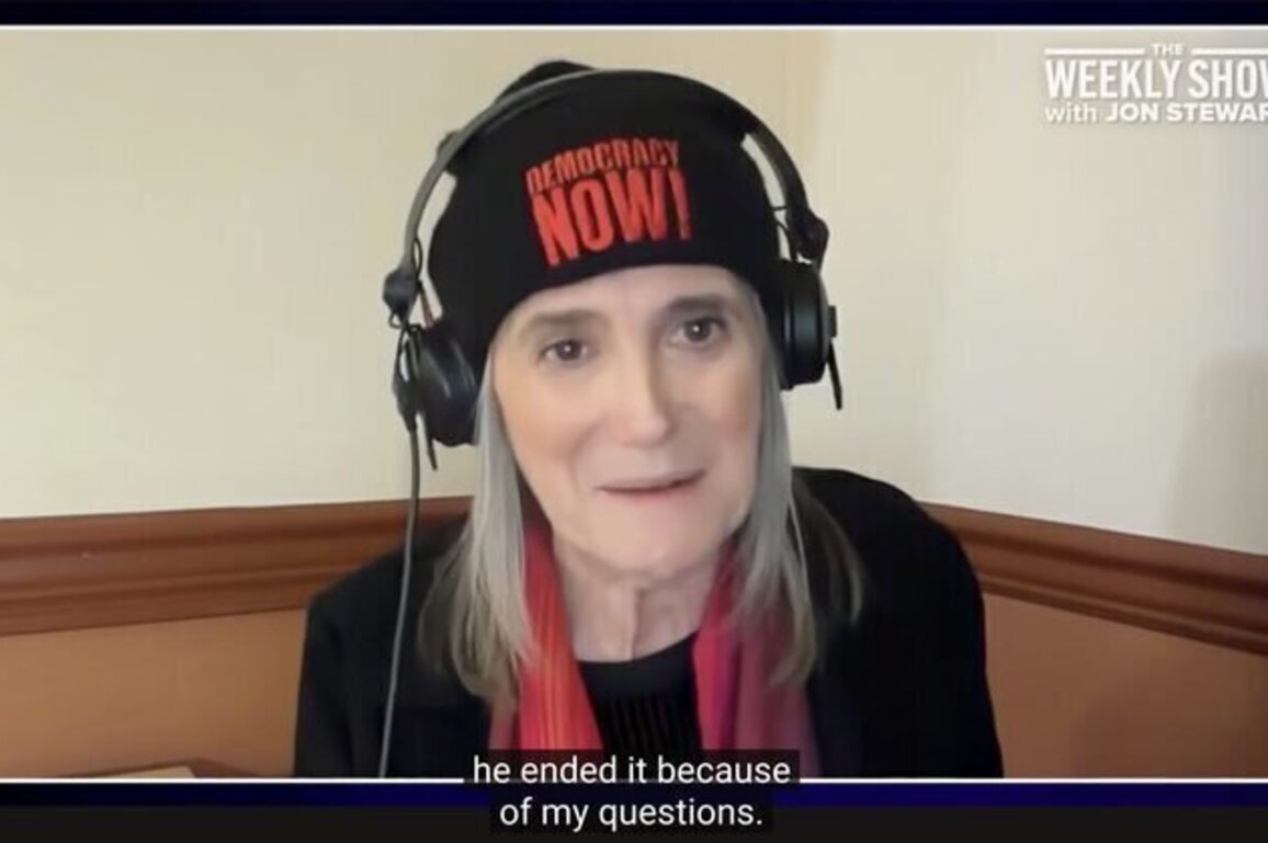 The Weekly Show with Jon Stewart  Amy Goodman Interview