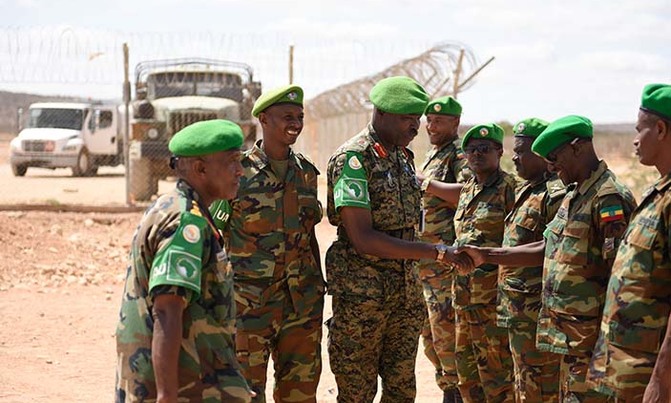 AMISOM troops visited on assessment misson AMISOM troops visited on assessment misson