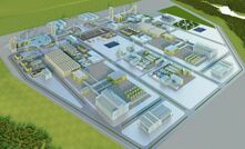 An artist's impression of the Tivan plant.