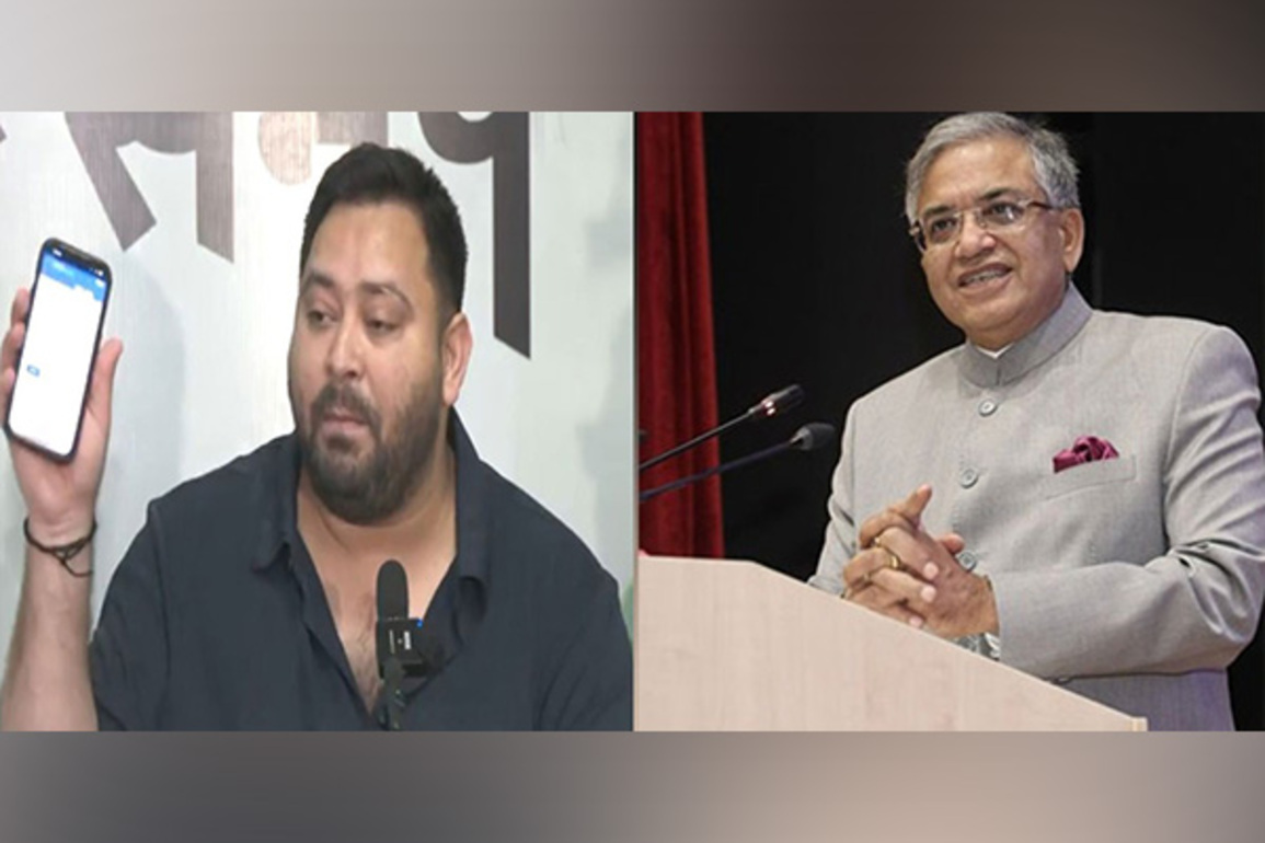 Bihar: RJD leader Tejashwi Yadav alleges name missing from voter list, Election Commission refutes