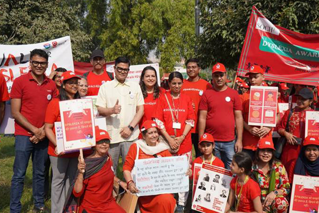Union Secretaries Sanjay Kumar and Rajesh Agarwal flag off 'Walk for Dyslexia 2025'
