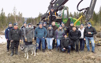 Timber studies course graduates celebrate in Sweden