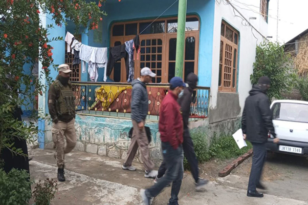 Counter Intelligence wing of J-K Police conduct raids across Kashmir valley in terror link case