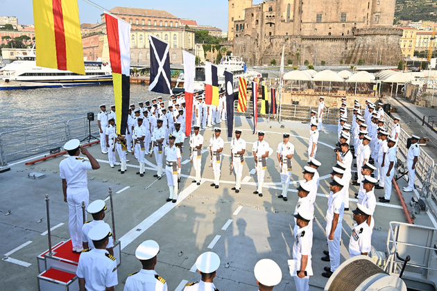 INS Tamal celebrates 79th Independence Day during visit to Naples