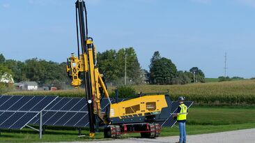 Vermeer’s PD25R pile driver is said to represent a significant leap forward in solar installation technology