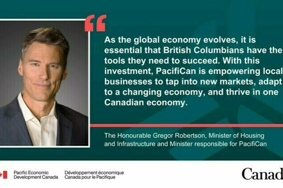 PacifiCan investment to boost trade and export success for B.C. businesses