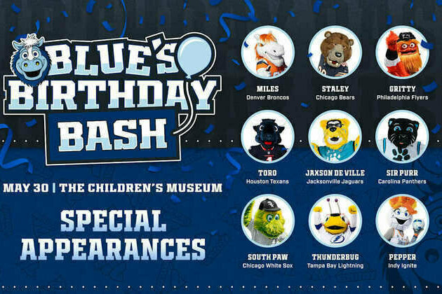 Colts announce mascot lineup for Blue's Birthday Bash