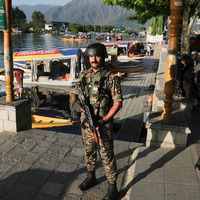 KASHMIR-SRINAGAR-INDIAN PARAMILITARY TROOPERS