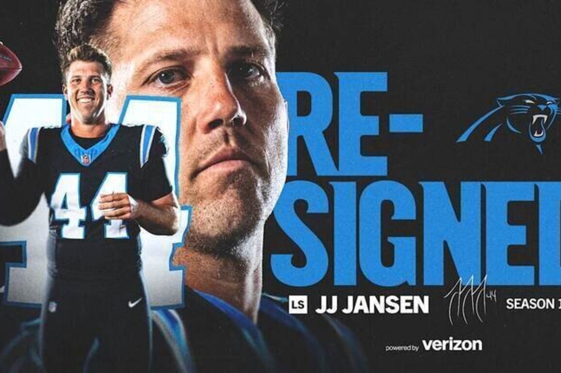 Long snapper JJ Jansen is back for his 18th season with the Panthers
