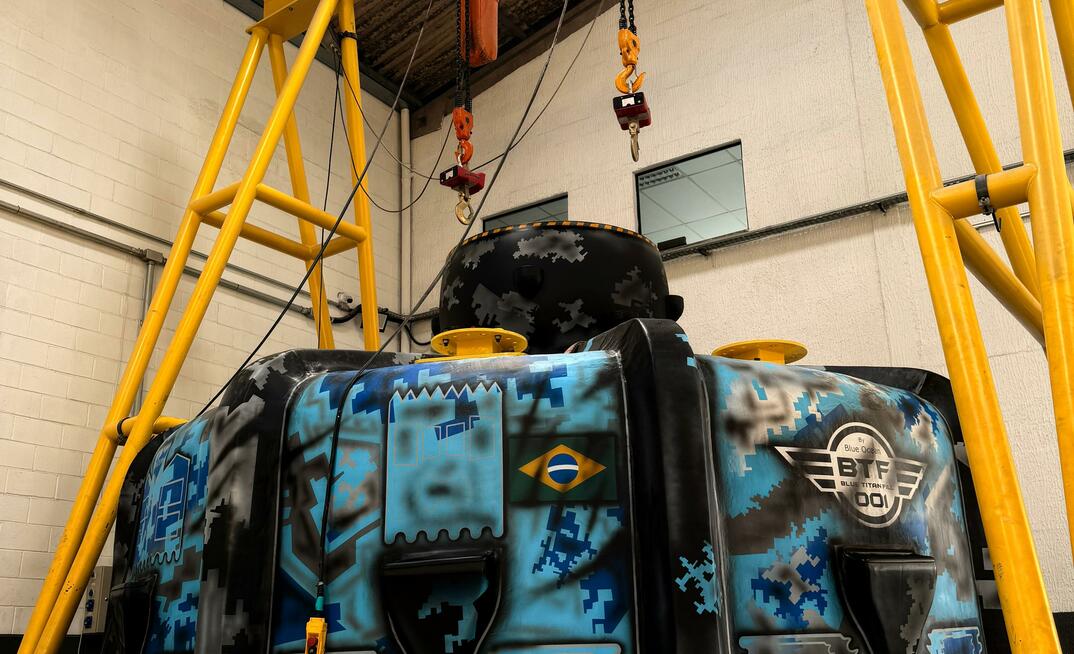 Capota do Blue-Titan é maior parte do equipamento adquirido pela Vale