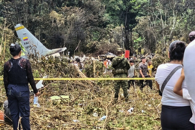 At least 66 killed in Colombia military plane crash