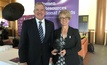  Queensland Resources Council CEO Ian Macfarlane with 2018 Gender Diversity Champion Rachel Durdin