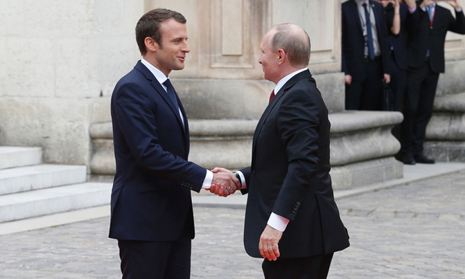 Macron hosts Putin in latest diplomatic test Macron hosts Putin in latest diplomatic test