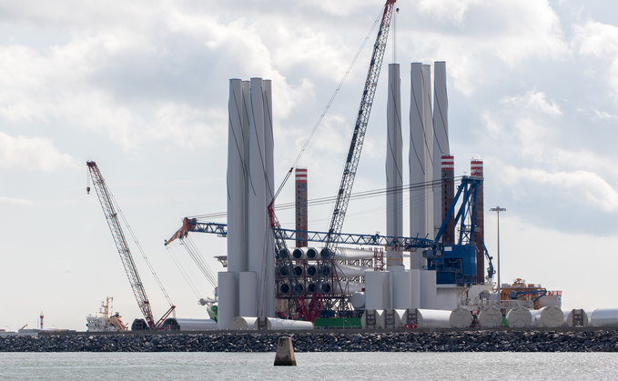 Turbine parts at Great Yarmouth | Credit: iStock