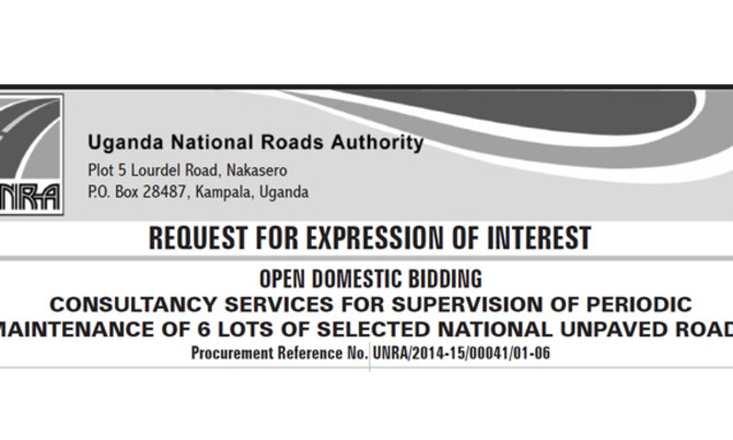 The Uganda National Roads Authority (UNRA) The Uganda National Roads Authority (UNRA)