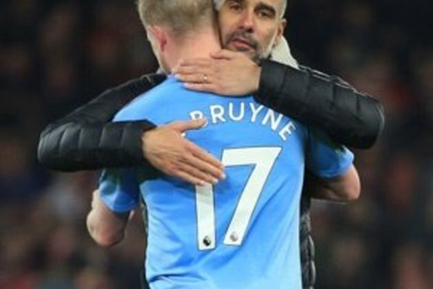 De Bruyne lifts Man City spirits after Euro ban