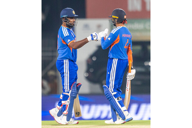 "Really enjoy batting with him": Sanju Samson speaks on his opening combination with Abhishek Sharma in T20 WC