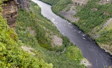 The Sautso Alta canyon in Finnmark