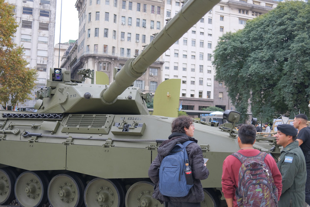 ARGENTINA-BUENOS AIRES-ARMY EQUIPMENT EXHIBITION