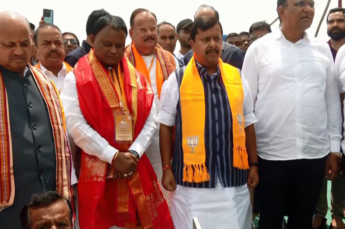 Odisha: BJP Chief Nitin Nabin hoists 100-foot National Flag in Bhubaneswar