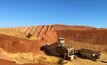  Coburn project -D11 Dozer pushing ore into one-of-three in-pit Dozer Mining Units.