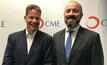  CME chairman Jeroen Buren (left) and CEO Paul Everingham