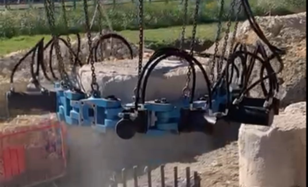 National Pile Croppers used 12.5 heavy-duty CFA links to crop thousands of 1300mm diameter secant piles on the Black Cat scheme highway scheme