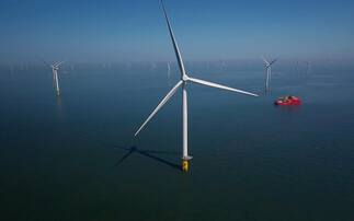The Race Bank offshore wind farm. Credit: Ørsted