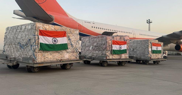 India delivers 73 tonnes of life-saving medicines, vaccines and essential supplements to Kabul