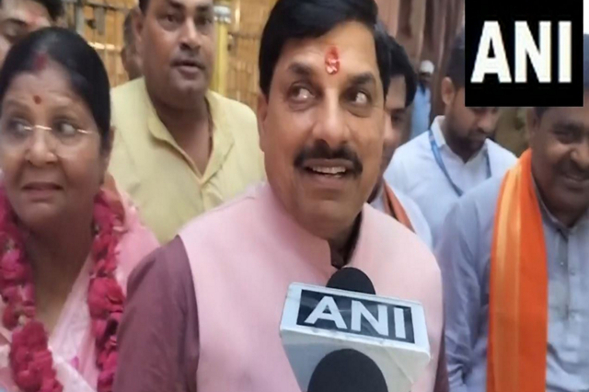 Madhya Pradesh CM Mohan Yadav offers prayers at Shanichara Temple in Morena