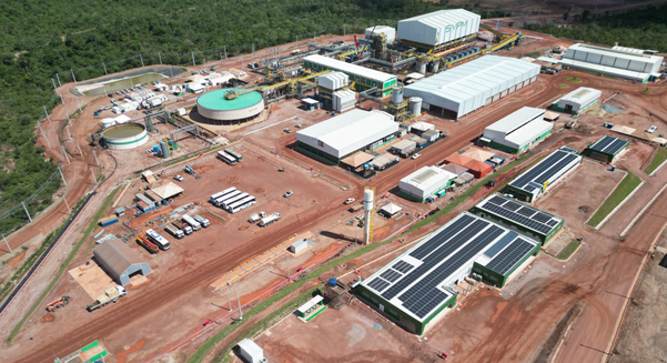 Operação de terras raras da Sera Verde en GO Minaçu