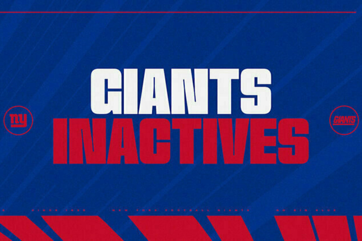 Inactives: Rookie OLB Abdul Carter cleared to play