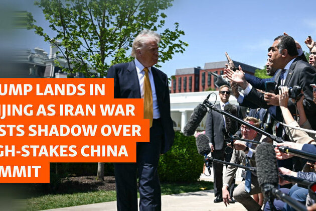 Trump Lands In Beijing As Iran War Casts Shadow Over China Summit